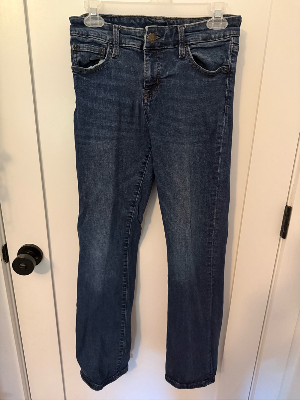 Aeropostale Women's Mid Rise Boot Cut Jeans - Indigo Blue - Picture 2 of 4